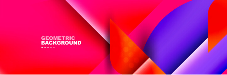 Abstract background with trendy composition and fluid gradients