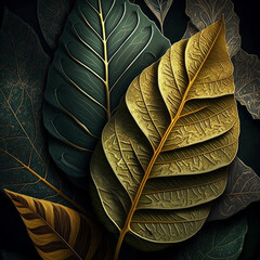 Leaves Background Texture