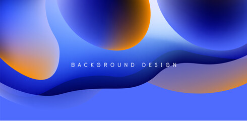 Fluid waves abstract background for covers, templates, flyers, placards, brochures, banners