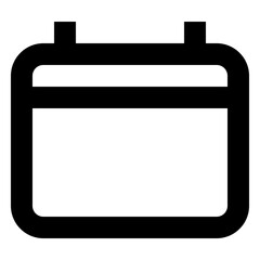 Calendar line icon