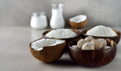 Vegan coconut truffles