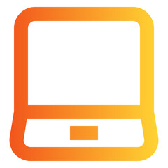 laptop gradient icon