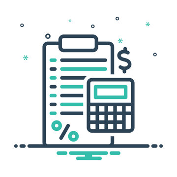 accounting checklist calculator dollar sign clip art preview