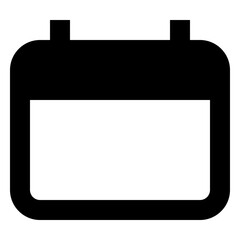 Calendar glyph icon