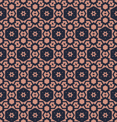 Abstract tileable geometric pattern. A seamless background, vintage texture.	
