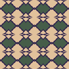 Naklejka premium Abstract tileable geometric pattern. A seamless background, vintage texture. 