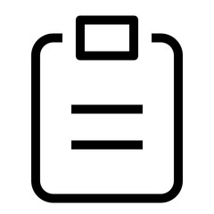 clipboard line icon