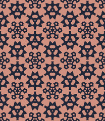Abstract tileable geometric pattern. A seamless background, vintage texture.	
