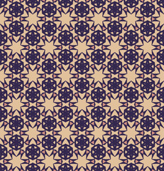 Abstract tileable geometric pattern. A seamless background, vintage texture.	
