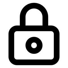 Lock line icon