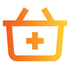 Shopping Basket gradient icon