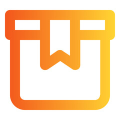 Box gradient icon