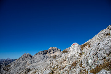 Hiking tour Križ - Stenar - Bovški gamsovec, Julian alps, Slovenia	