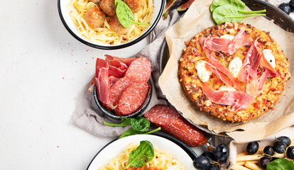 Italian food concept.