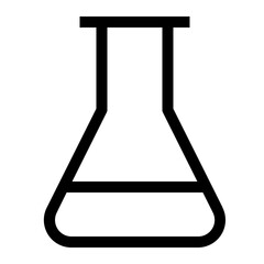 Flask line icon