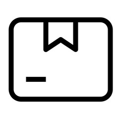 Box line icon