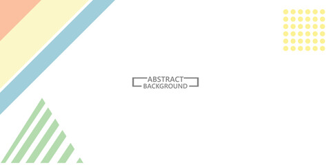 Colorful template background with pastel colors. Design with geometry shapes.