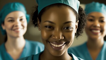 Registered nurses Multiracial Women (generative AI)
