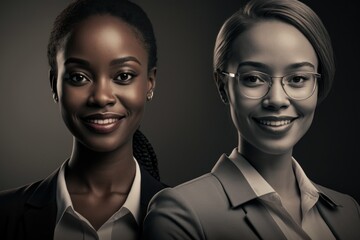 Account executives Multiracial Women (generative AI)