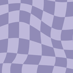 trendy cool distorted checkerboard decoration