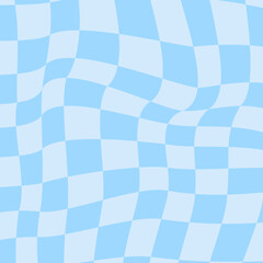 trendy cool distorted checkerboard decoration
