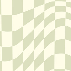 trendy cool distorted checkerboard decoration
