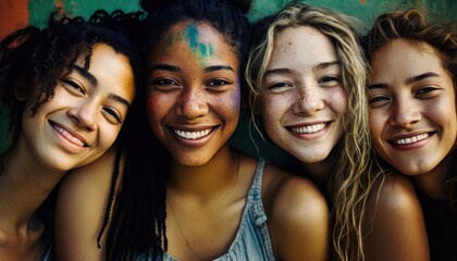 Empowering Women in Workplace Inclusivity: Celebrating International Women's Day with Diversity Equity Inclusion (DEI) in Art and Culture Industry with Multiracial Female Artists (Generative AI)