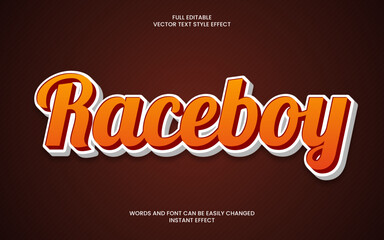 raceboy text effect