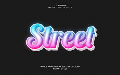 street text effect