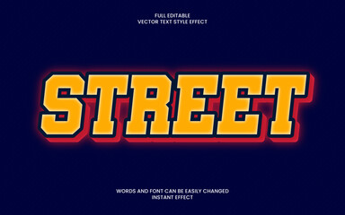 street text effect