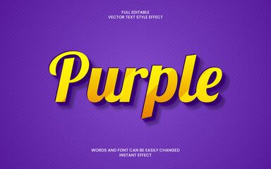 purple text effect