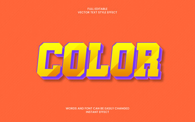 color text effect