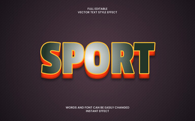 sport text effect
