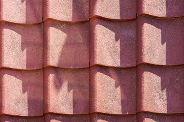 Silent roof tiles and a steady shadows