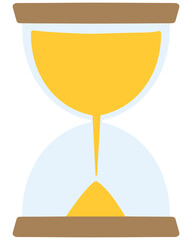 Cartoon Hourglass Element
