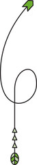 decorative arrow symbol