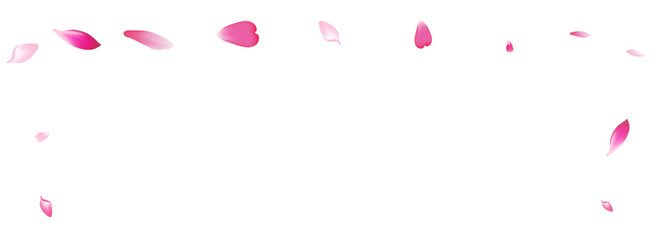 Pastel Apple Petal Vector White Background.