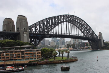Sydney Harbour Bridge, Sydney, New South Wales, Australia.