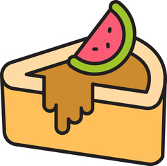 cake and dessert icon illustration