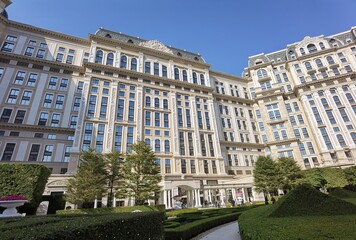 Macau Grand Lisboa Palace Architecture European Baroque Garden Jardim Secreto Nature Outdoor Patio Landscape Design Green Plants Recreation