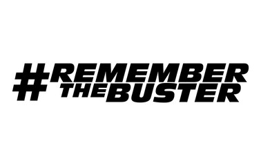 REMEMBER THE BUSTER Car Sticker, Decal, Vinyl, Label, JDM Japanese Letters Sticker