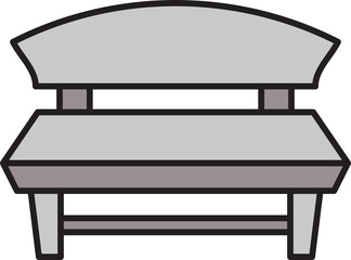 park bench icon