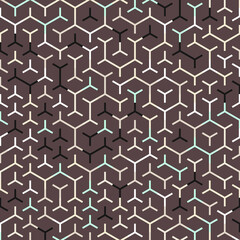  Hexagonal Maze pattern abstract illustration - 567632409