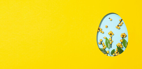 Concept of Easter, Easter holidays, space for text