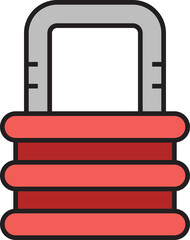 padlock icon illustration