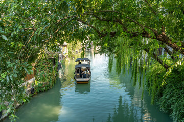 Ancient residential landscape in Wuzhen, China, Asia