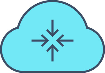 cloud and sync icon