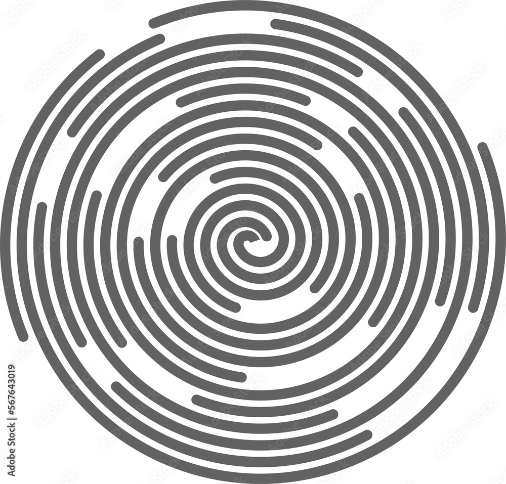 Poster circle concentric lines. rippled rings and round sound waves pattern. radial signal radar sign. abst