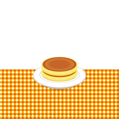 パンケーキ テーブル プレーン