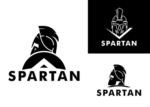 spartan logo vector silhouette 